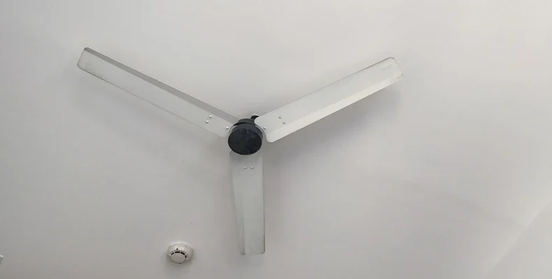 Why do ceiling fans have three blades?