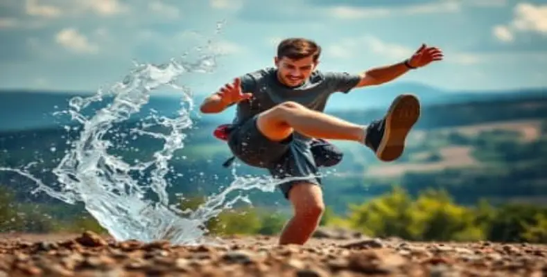 Wherever I kick, water will spring out