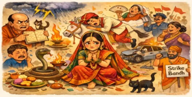 Naktichya Lagnala Satarashe Vighna