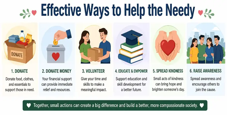 Effective Ways to Help the Needy
