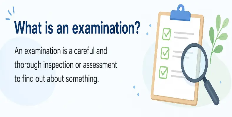 What is an examination?