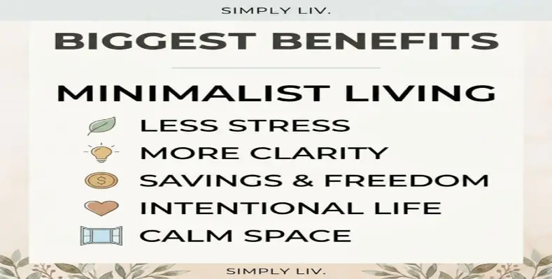 Biggest Benefits of Minimalist Living