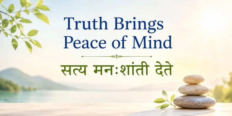 Truth Brings Peace of Mind