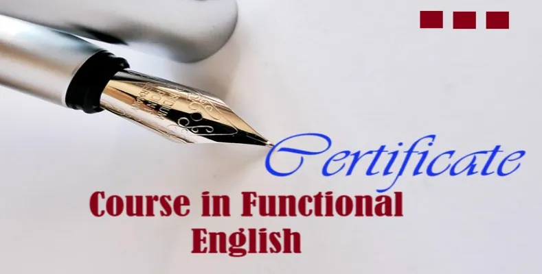Certificate Course in Functional English