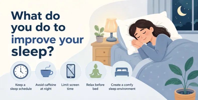 What do you do to improve your sleep?