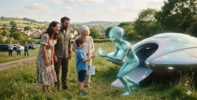 If Aliens Landed on Earth