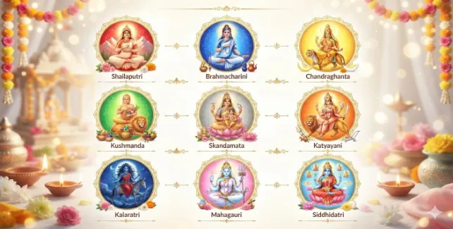 Nine Divine Shades of Navratri